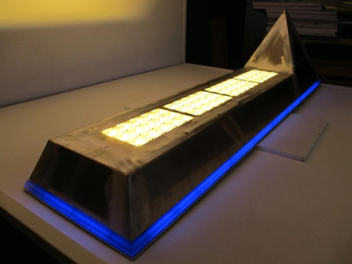 Leuchtenkopf mit LED-Modulen